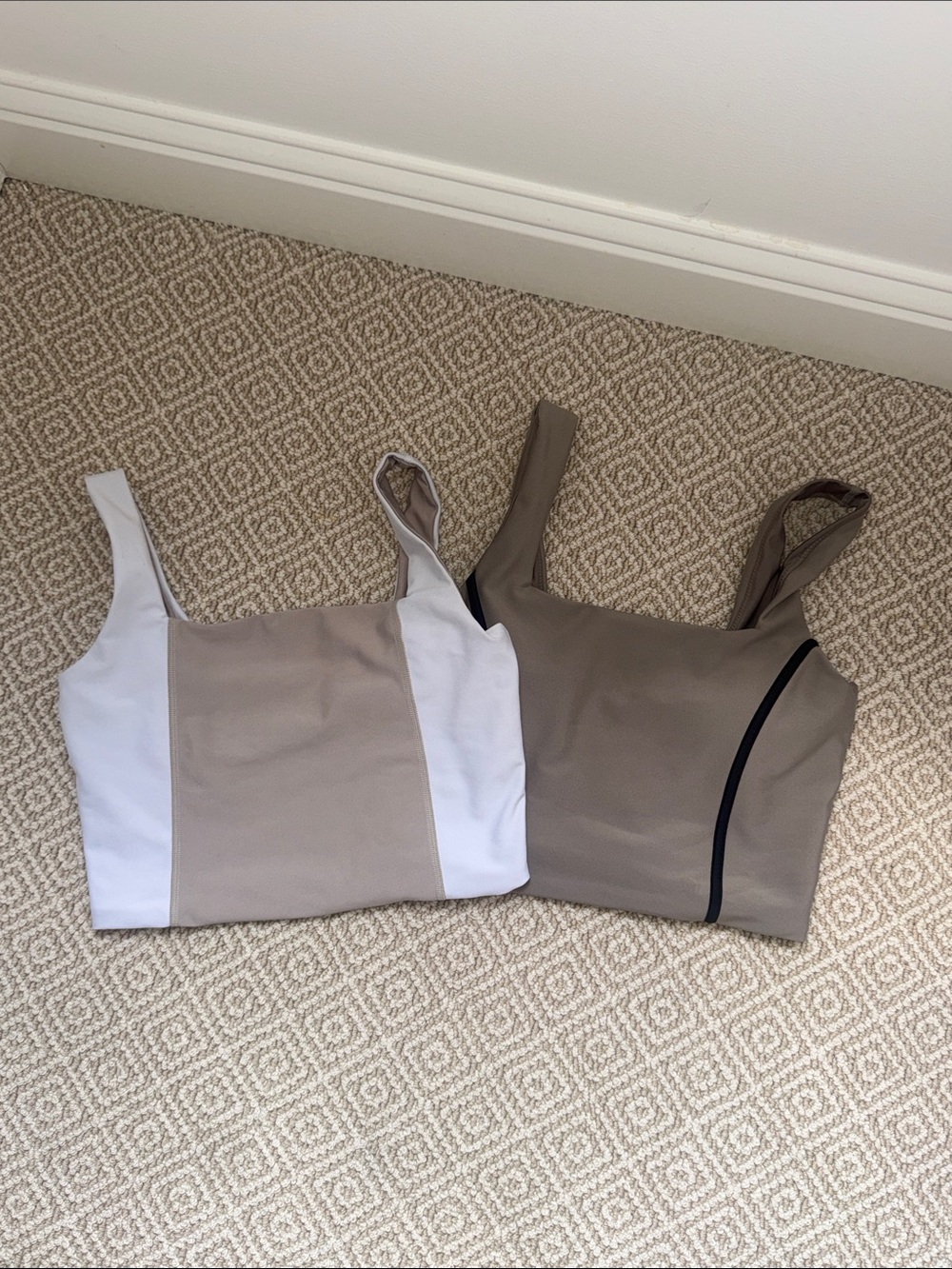 Abercrombie and Fitch Neutral Athletic Top Pair